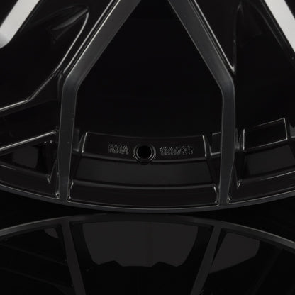 V1 Wheels V7 Glossy Black Machined Alufelge 8.5x19 Zoll ET29 LK 5x112 ML66.6 – Bild 4