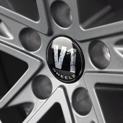 V1 Wheels V7 Glossy Gunmetal Alufelge 8.5x19 Zoll ET44 LK 5x112 ML66.6 – Bild 3