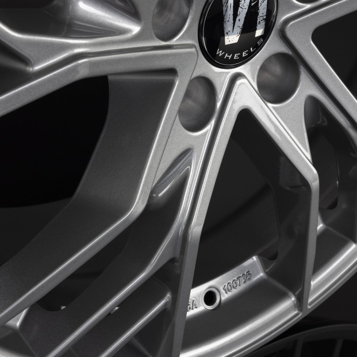 V1 Wheels V7 Glossy Gunmetal Alufelge 8.5x19 Zoll ET44 LK 5x112 ML66.6 – Bild 5