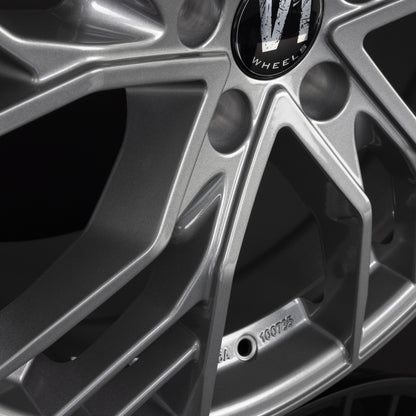 V1 Wheels V7 Glossy Gunmetal Alufelge 8.5x19 Zoll ET44 LK 5x112 ML66.6 – Bild 5