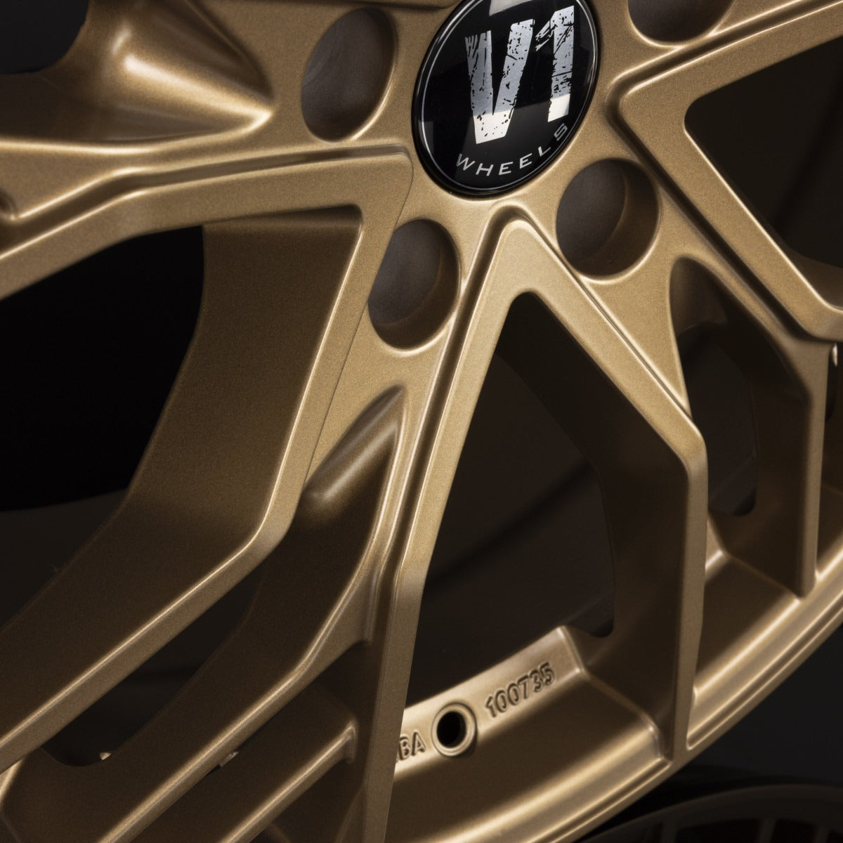 V1 Wheels V7 Bronze Matt Alufelge 8.5x19 Zoll ET44 LK 5x112 ML66.6 – Bild 3