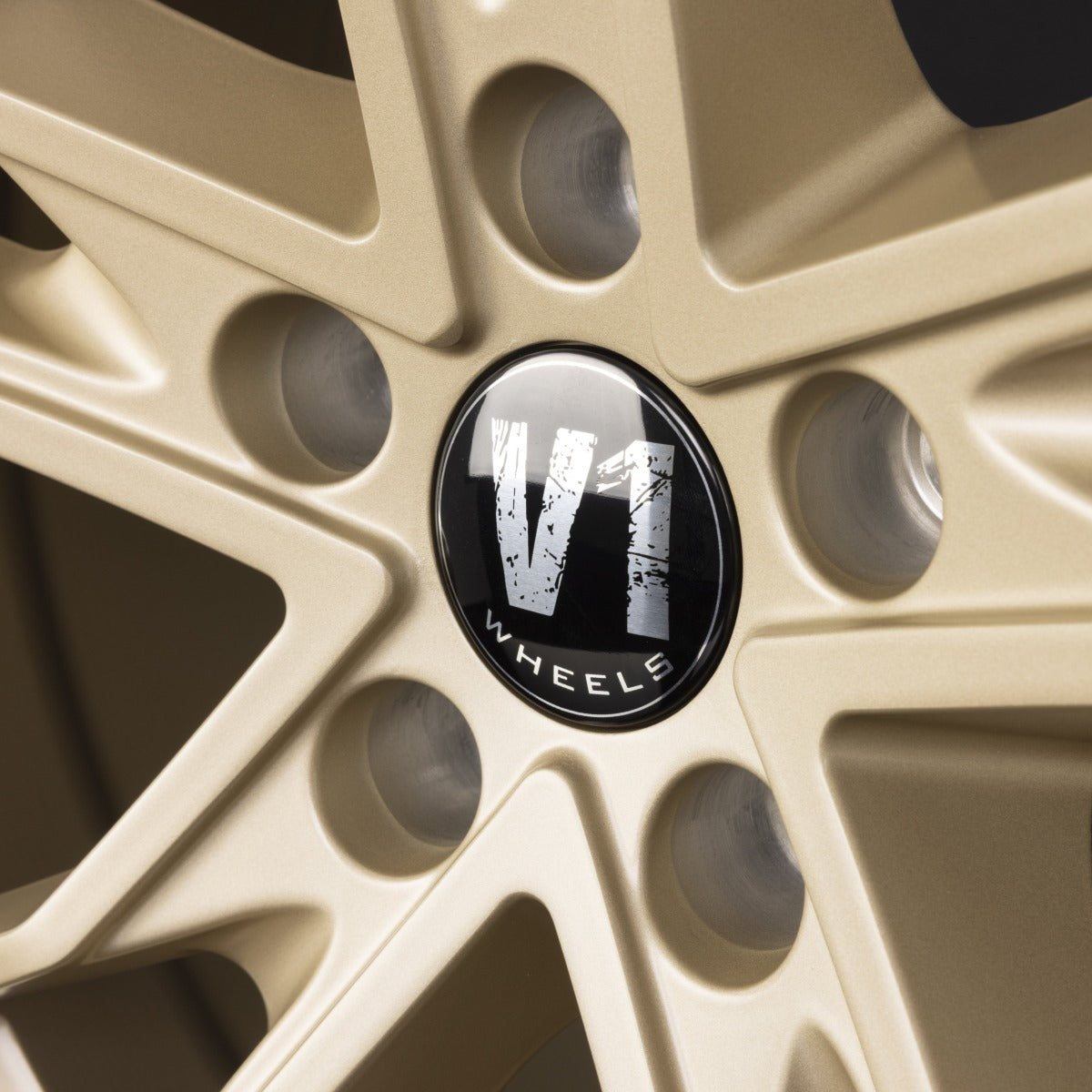 V1 Wheels V7 Light Champagner Alufelge 8.5x19 Zoll ET44 LK 5x112 ML66.6 – Bild 3
