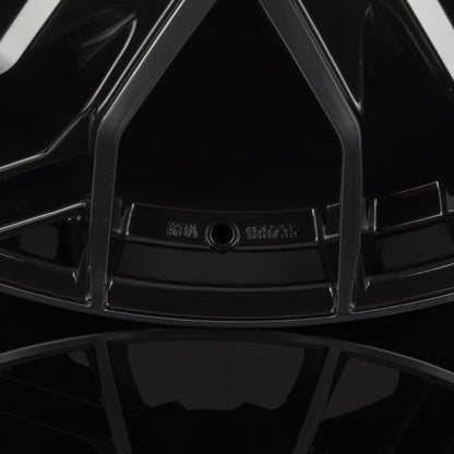 V1 Wheels V7 Glossy Black Machined Alufelge 8.5x19 Zoll ET44 LK 5x112 ML66.6 – Bild 4