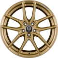 Königsräder KR1 Gold Matt Alufelge 8x18 Zoll ET45 LK 5x114.3 ML72.6