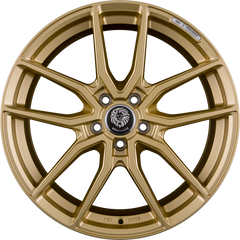 Königsräder KR1 Gold Matt Alufelge 8x18 Zoll ET45 LK 5x114.3 ML72.6