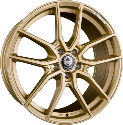 Königsräder KR1 Gold Matt Alufelge 8x18 Zoll ET45 LK 5x114.3 ML72.6 – Bild 2