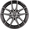 Königsräder KR1 Grey Polished Alufelge 8x18 Zoll ET45 LK 5x120 ML72.6