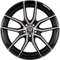 Königsräder KR1 Black Polished Alufelge 8.5x19 Zoll ET35 LK 5x112 ML66.6