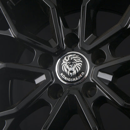 Königsräder KR3 Black Glossy Alufelge 8.5x19 Zoll ET45 LK 5x114.3 ML72.6 – Bild 4
