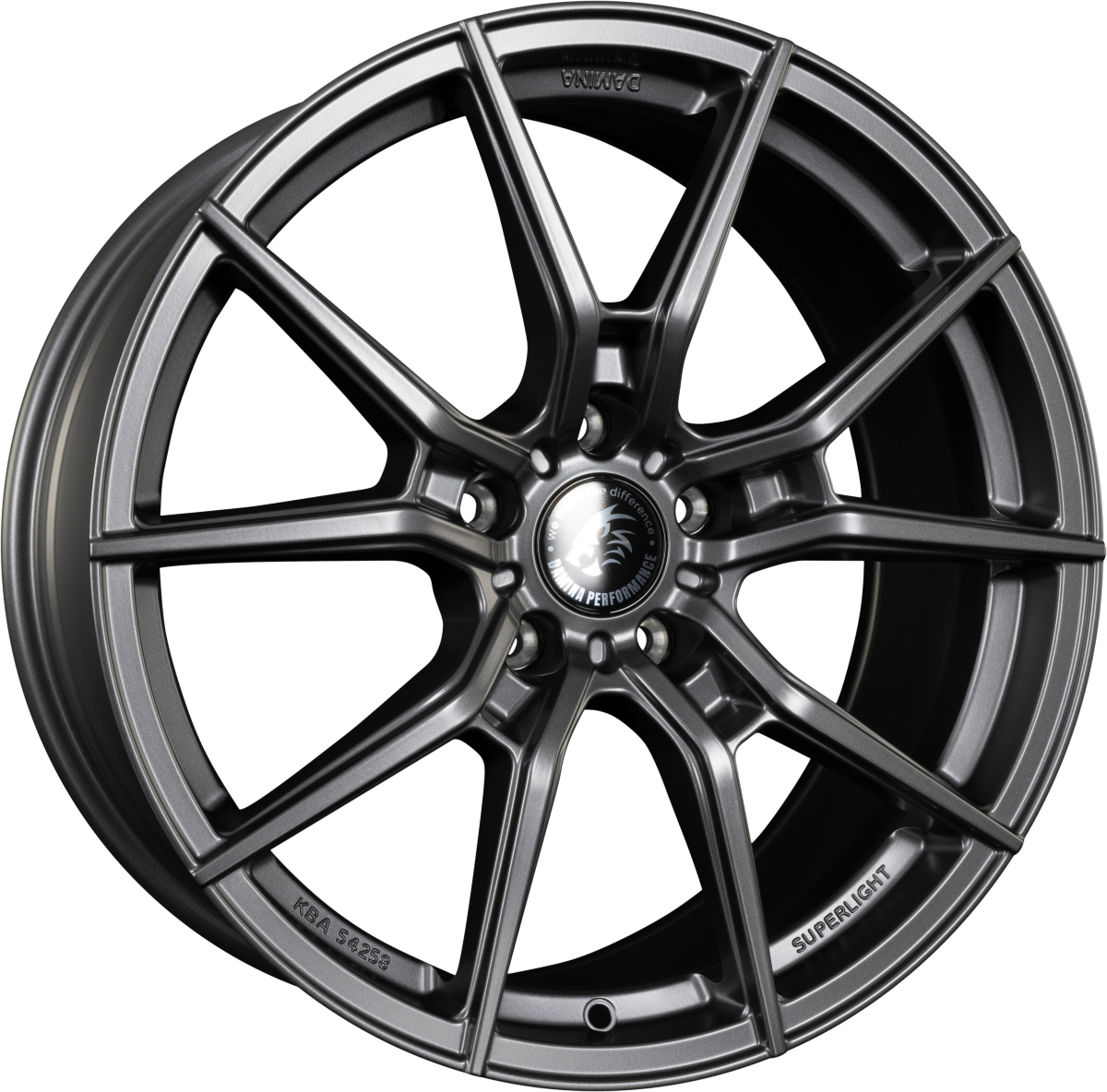 Damina Performance DM13 Superlight Grey Matt Alufelge 8.5x19 Zoll ET35 LK 5x120 ML72.6 – Bild 2