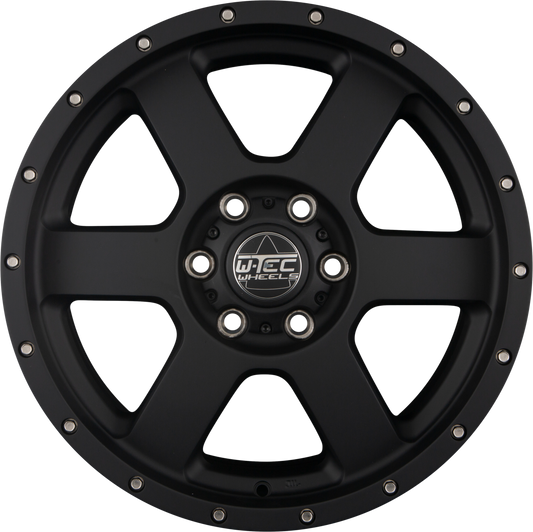 W-TEC All Terrain Schwarz Alufelge 8.5x18 Zoll ET35 LK 5x127 ML71.6
