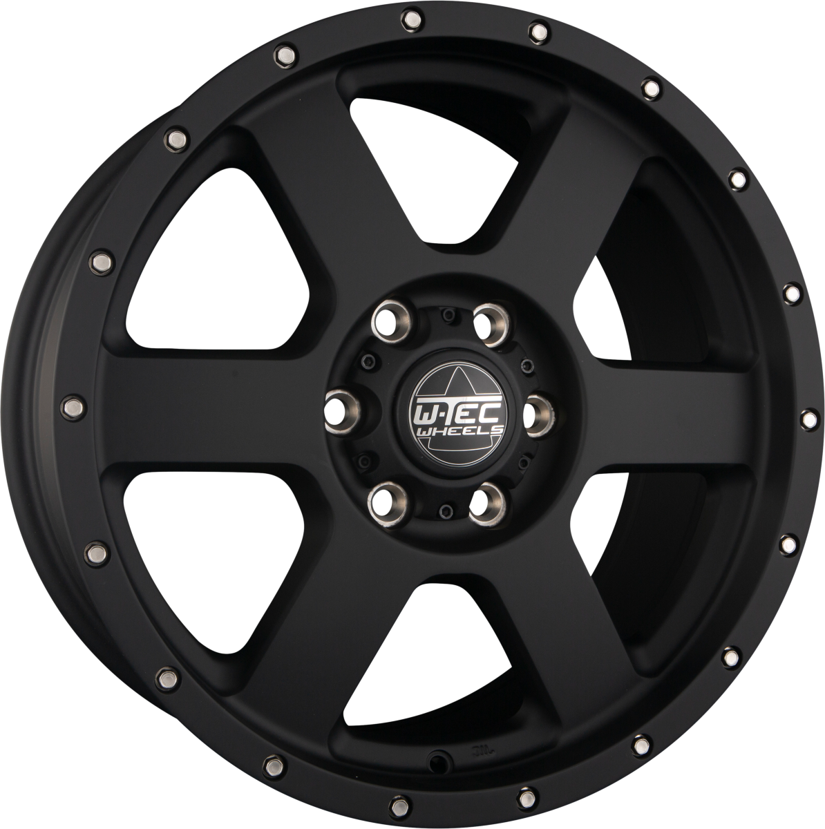W-TEC All Terrain Schwarz Alufelge 8.5x18 Zoll ET35 LK 5x127 ML71.6 – Bild 2