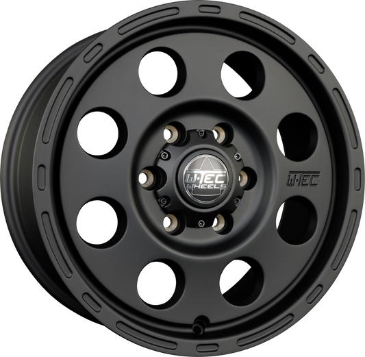 W-TEC Xplorer Schwarz Matt Alufelge 8x17 Zoll ET40 LK 6x139.7 ML93.1 – Bild 2