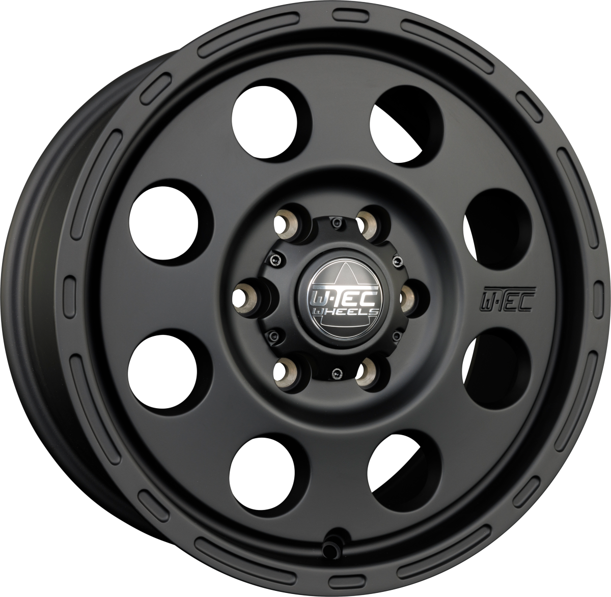 W-TEC Xplorer Schwarz Matt Alufelge 8x17 Zoll ET40 LK 6x139.7 ML93.1 – Bild 2