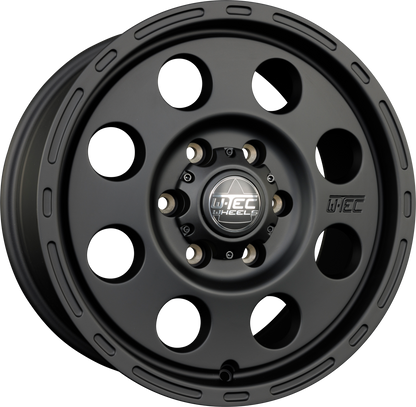 W-TEC Xplorer Schwarz Matt Alufelge 8x17 Zoll ET40 LK 6x139.7 ML93.1 – Bild 2
