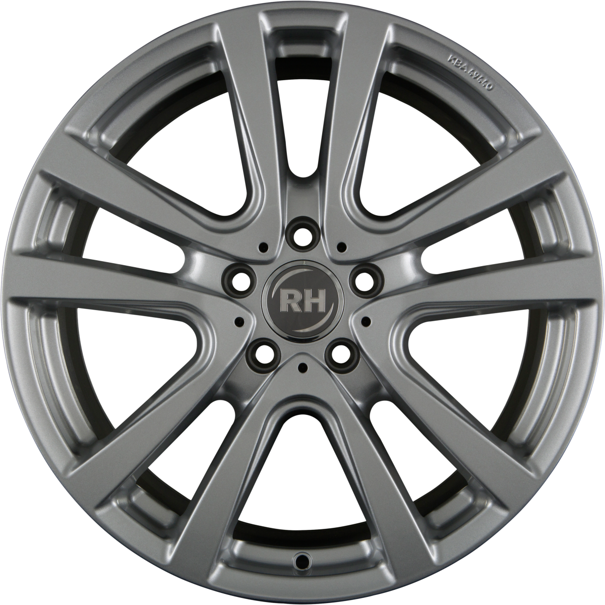 RH Alurad DH Adventure Sport-Silber Alufelge 8.5x18 Zoll ET45 LK 5x112 ML66.6