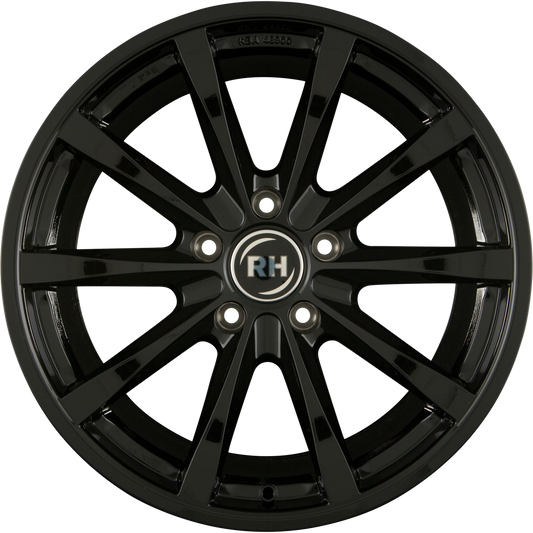 RH Alurad GT Schwarz Glanz Lackiert Alufelge 11x20 Zoll ET66 LK 5x130 ML71.5