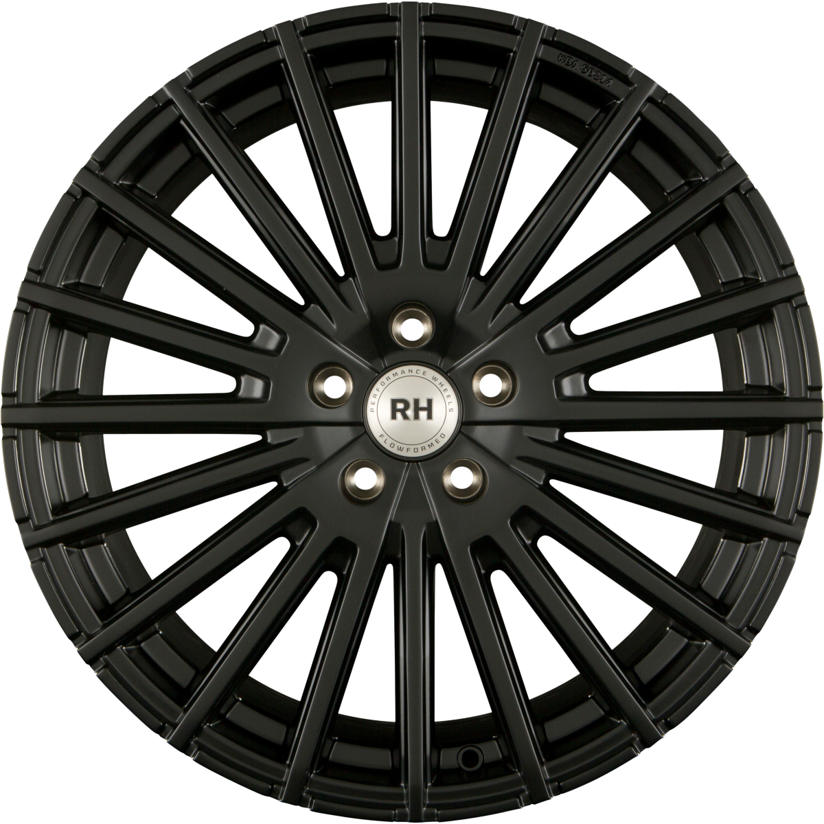 RH Alurad WM Rad Racing Schwarz Alufelge 10x20 Zoll ET40 LK 5x114.3 ML72.6