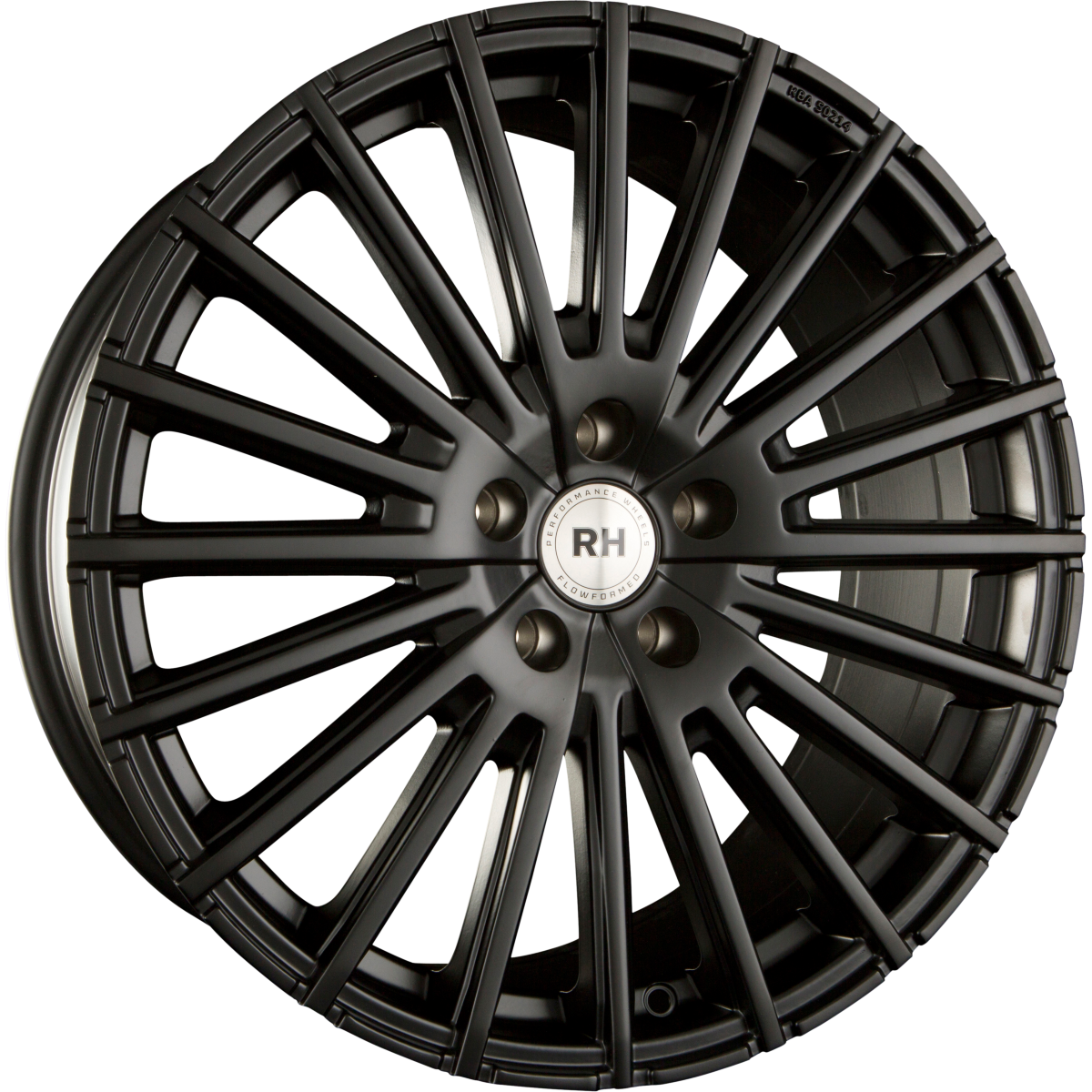 RH Alurad WM Rad Racing Schwarz Alufelge 10x20 Zoll ET40 LK 5x114.3 ML72.6 – Bild 2