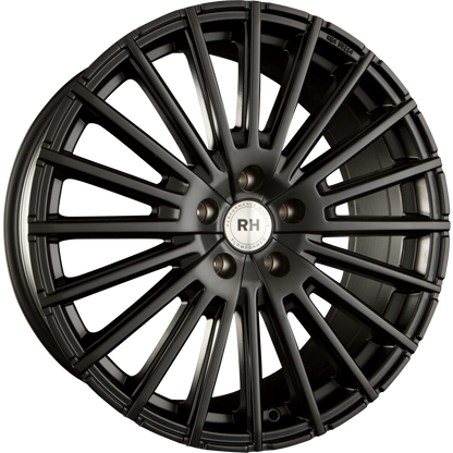RH Alurad WM Rad Racing Schwarz Alufelge 10x20 Zoll ET40 LK 5x114.3 ML72.6 – Bild 2