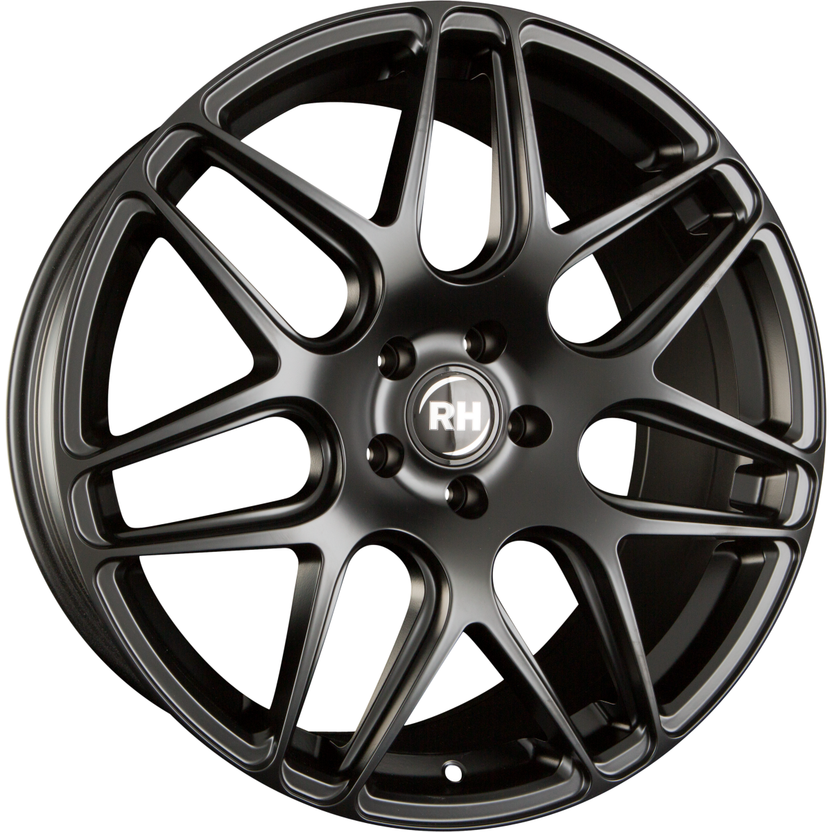 RH Alurad RB11 Racing Schwarz Alufelge 9x21 Zoll ET33 LK 5x120 ML74.1 – Bild 2