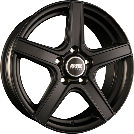 RH Alurad AR4 Racing Schwarz Alufelge 6.5x16 Zoll ET43 LK 5x112 ML57.1 – Bild 2