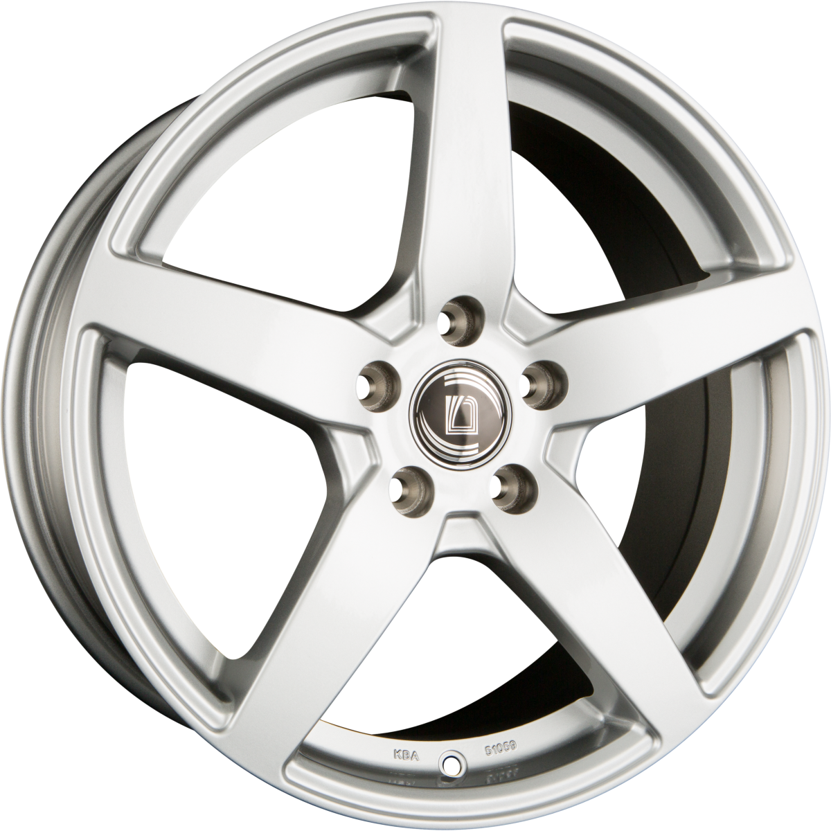 Diewe Inverno ARGENTO - Silber Alufelge 7.5x17 Zoll ET29 LK 5x112 ML66.6 – Bild 2