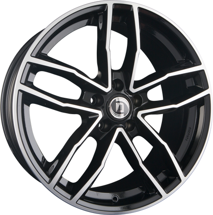 Diewe Wheels Alito NERO S MACHINED - Schwarz Glanz Frontpoliert Alufelge 9x20 Zoll ET25 LK 5x112 ML66.6 – Bild 4