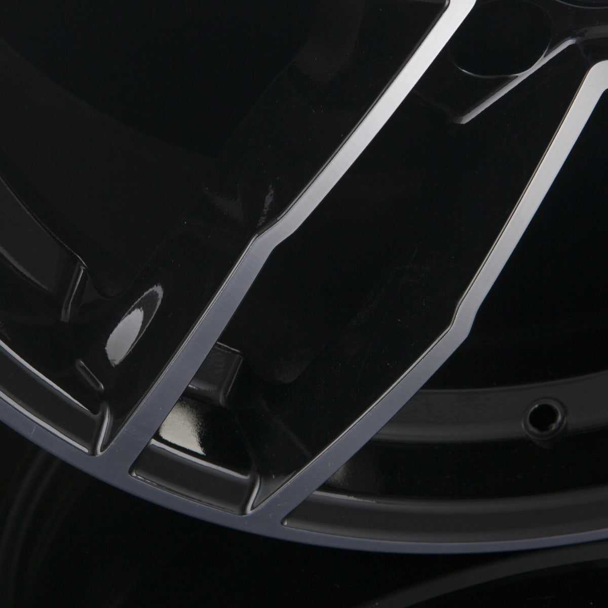 Diewe Wheels Alito NERO S MACHINED - Schwarz Glanz Frontpoliert Alufelge 9x20 Zoll ET25 LK 5x112 ML66.6 – Bild 5