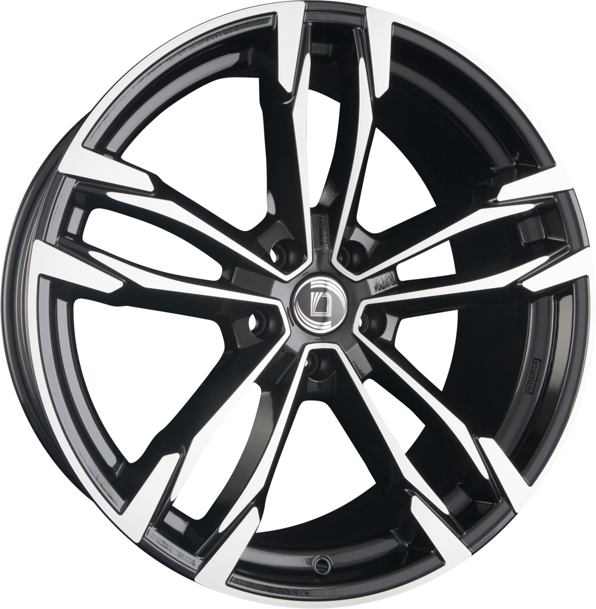 Diewe Avio neros machined Alufelge 8.5x19 Zoll ET34 LK 5x120 ML72.6 – Bild 4