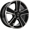 Arcasting Mammut nero machined 7x16 ET45 - LK5/120 ML65.1