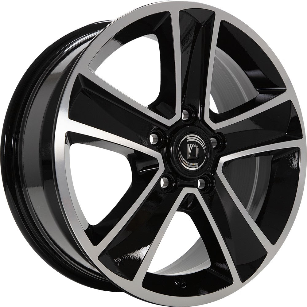 Arcasting Mammut nero machined 7x16 ET45 - LK5/120 ML65.1