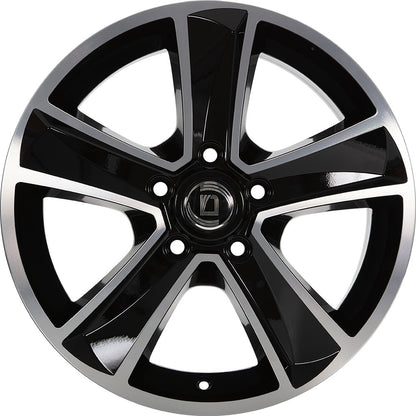 Arcasting Mammut nero machined 7x16 ET45 - LK5/120 ML65.1
