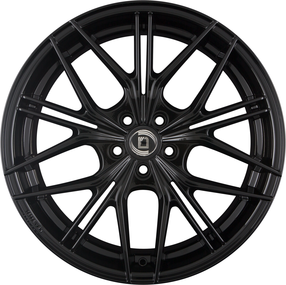Diewe Brenta NERO S - Schwarz Glanz Alufelge 9.5x22 Zoll ET42 LK 5x112 ML57.1