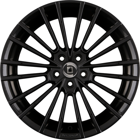 Diewe Presto NERO S - Schwarz Glanz Alufelge 10.5x22 Zoll ET20 LK 5x112 ML66.6