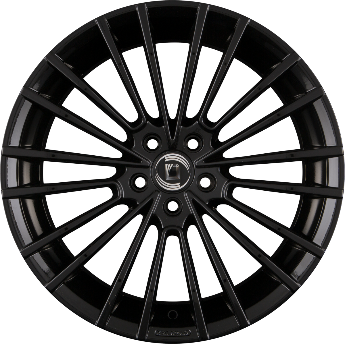 Diewe Presto NERO S - Schwarz Glanz Alufelge 10.5x22 Zoll ET20 LK 5x112 ML66.6