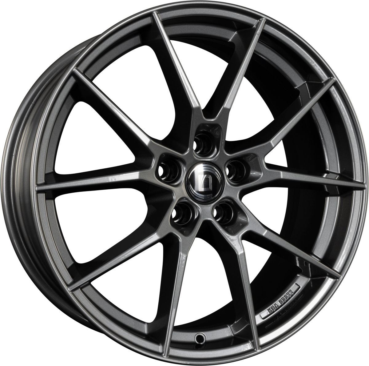 Diewe Wheels Alla PLATIN S - Anthrazit Glanz Alufelge 9.5x22 Zoll ET55 LK 5x112 ML66.6 – Bild 4