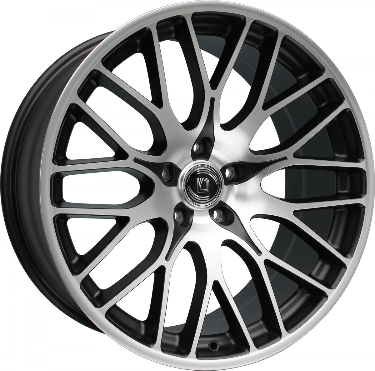 Diewe Fina nero machined 10.5x21 ET55 - LK5/112 ML66.6