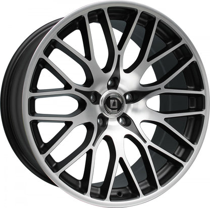 Diewe Fina nero machined 10.5x21 ET55 - LK5/112 ML66.6