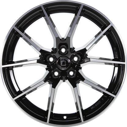 Diewe Alla neros machined Alufelge 9x19 Zoll ET40 LK 5x112 ML66.6 – Bild 2