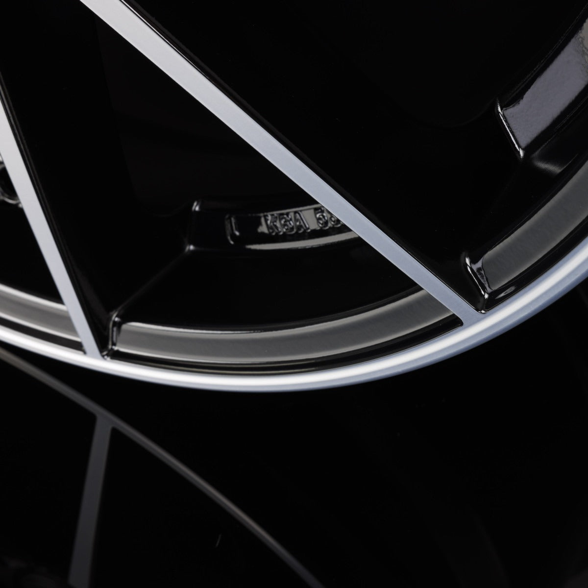 Diewe Wheels Alla NERO S MACHINED - Schwarz Glanz Frontpoliert Alufelge 9x19 Zoll ET40 LK 5x112 ML66.6 – Bild 6
