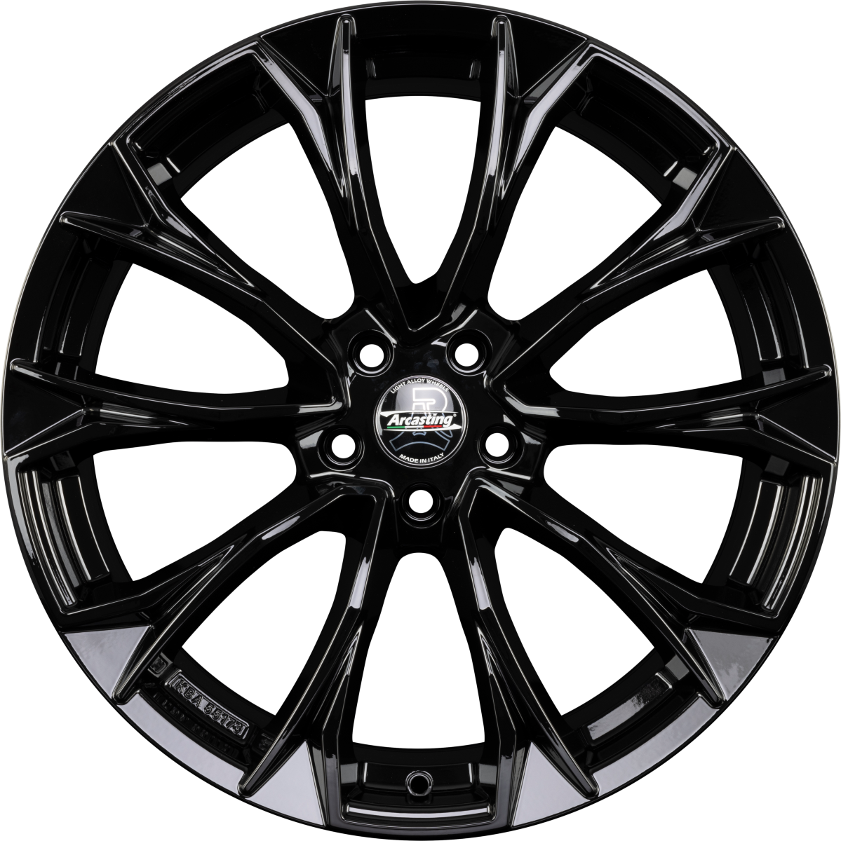 Diewe Century NERO S - Schwarz Glanz Alufelge 8.5x20 Zoll ET30 LK 5x112 ML66.6