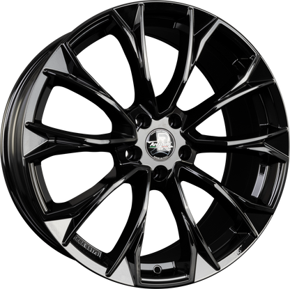 Diewe Century NERO S - Schwarz Glanz Alufelge 8.5x20 Zoll ET30 LK 5x112 ML66.6 – Bild 2