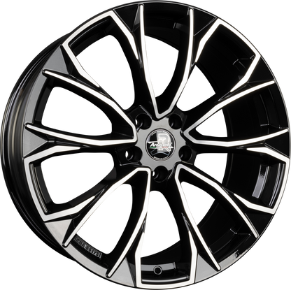 Diewe Century Nero Machined Alufelge 8.5x20 Zoll ET43 LK 5x112 ML66.6 – Bild 2