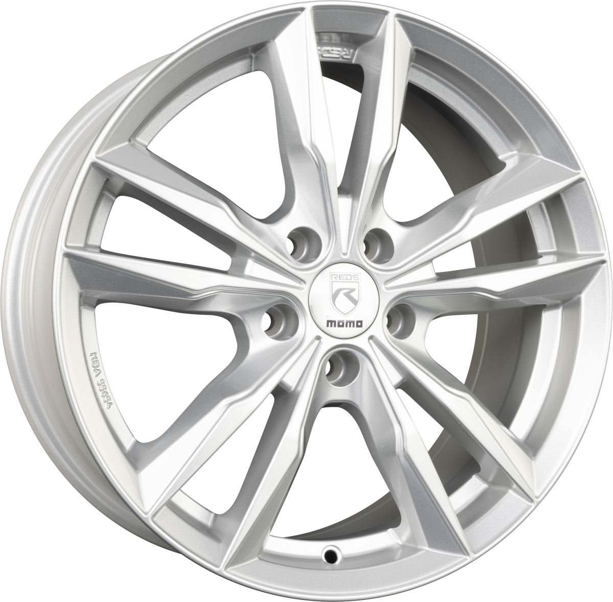 Diewe Fast Silver Glossy Alufelge 8x18 Zoll ET45 LK 5x112 ML72.3 – Bild 2
