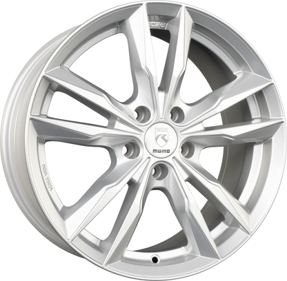 Diewe Fast Silver Glossy Alufelge 8x18 Zoll ET45 LK 5x112 ML72.3 – Bild 2