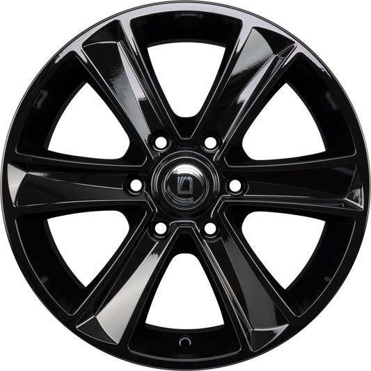 Diewe Wheels Mammut 6 NERO S - Schwarz Glanz Alufelge 8x18 Zoll ET50 LK 6x130 ML84.1 – Bild 2