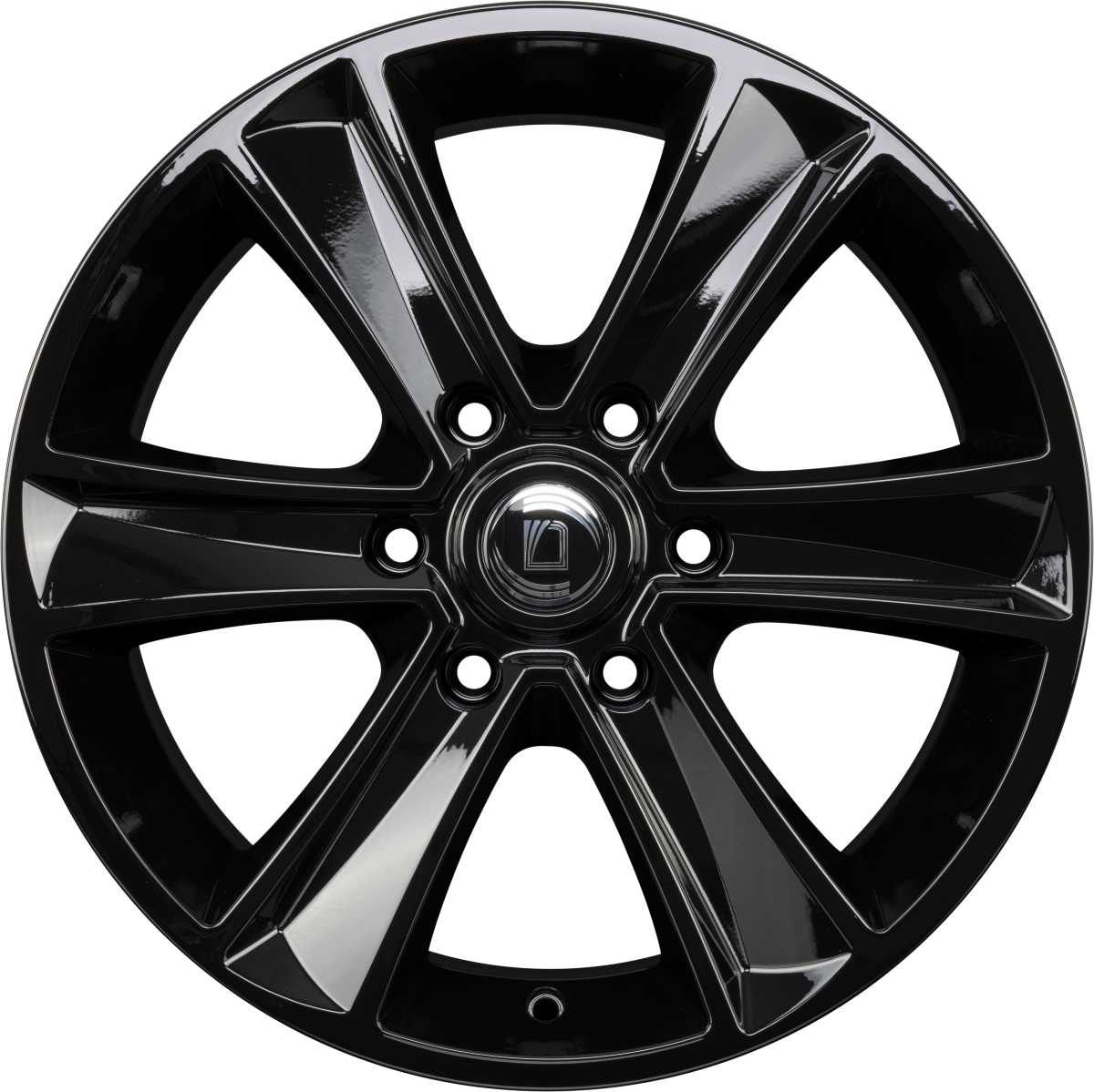 Diewe Wheels Mammut 6 NERO S - Schwarz Glanz Alufelge 8x18 Zoll ET50 LK 6x130 ML84.1 – Bild 2
