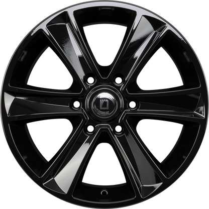 Diewe Wheels Mammut 6 NERO S - Schwarz Glanz Alufelge 8x18 Zoll ET50 LK 6x130 ML84.1 – Bild 2