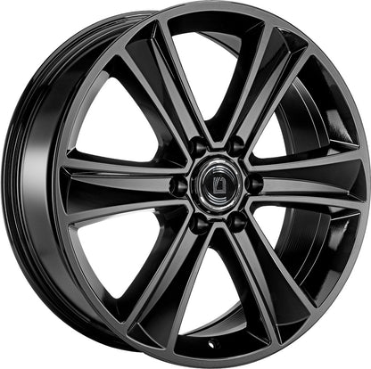 Diewe Wheels Mammut 6 NERO S - Schwarz Glanz Alufelge 8x18 Zoll ET50 LK 6x130 ML84.1